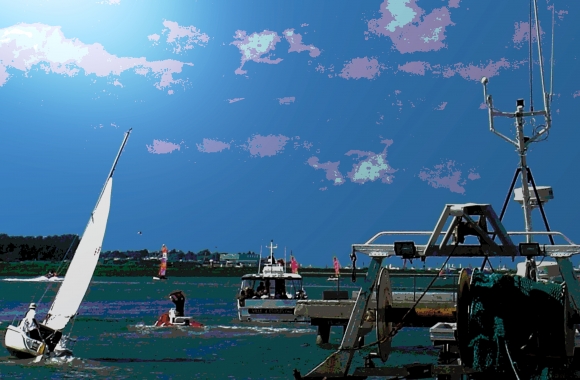 Le bateau blanc