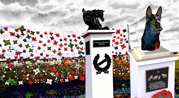 Australian war animal memorial de Pozières